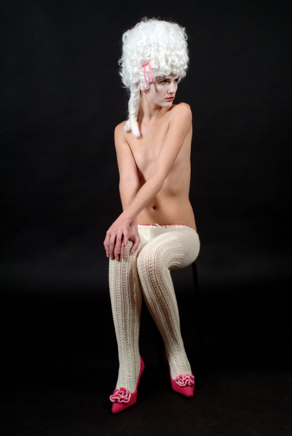 Photographic artwork by Nanon Morsink in co-production with Jan Beerling, titled Marie-Antoinette, part of the Longstocking Series